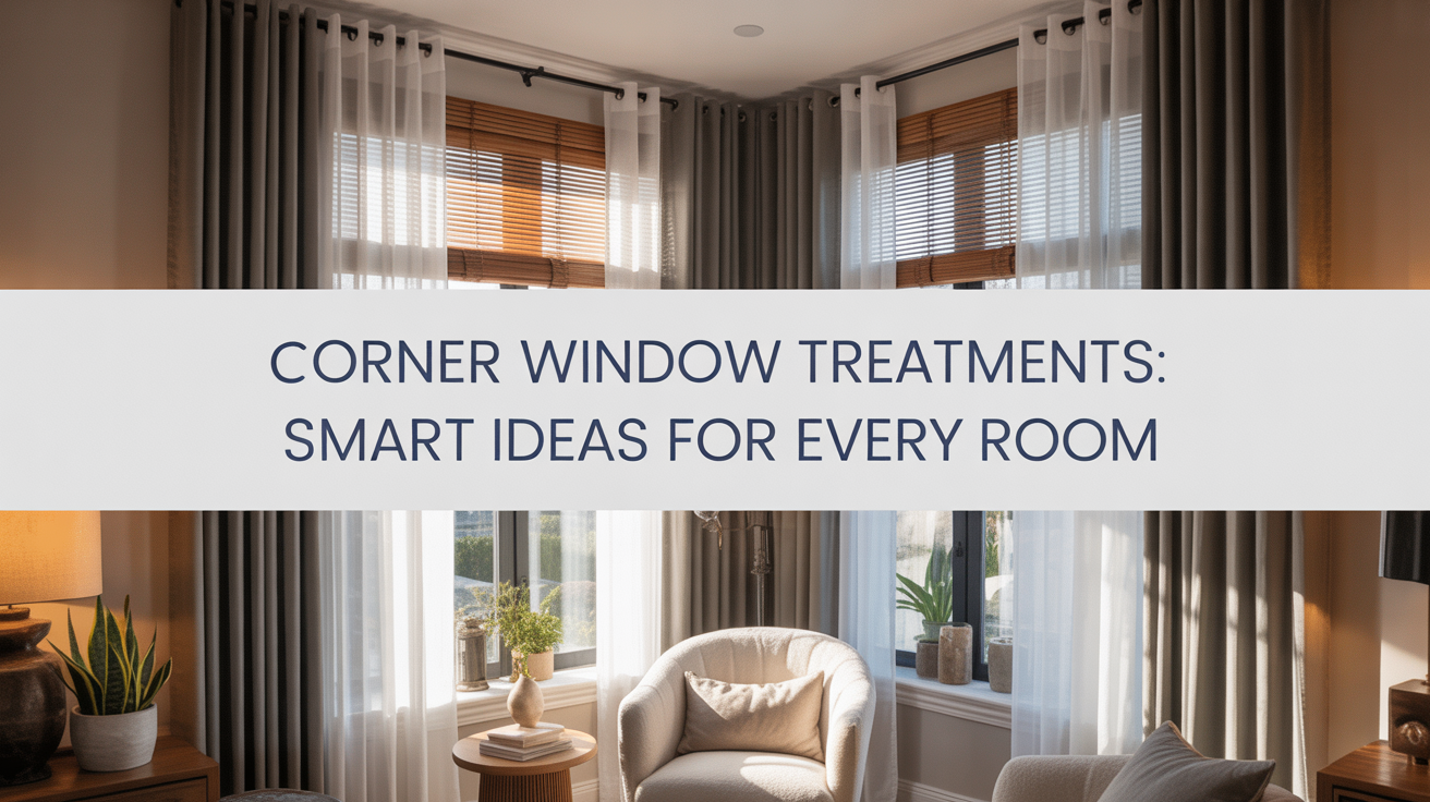 Corner Window Treatments: Smart Ideas for Every Room