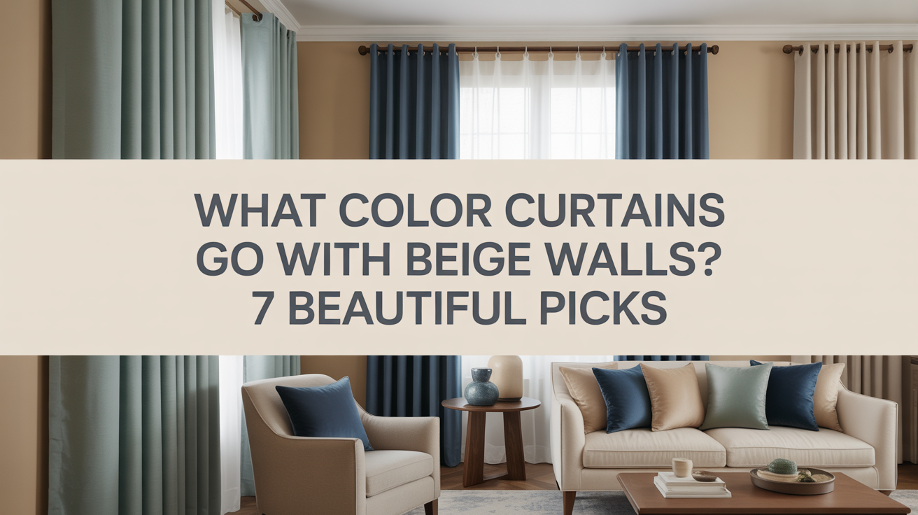What Color Curtains Go With Beige Walls? 7 Beautiful Picks