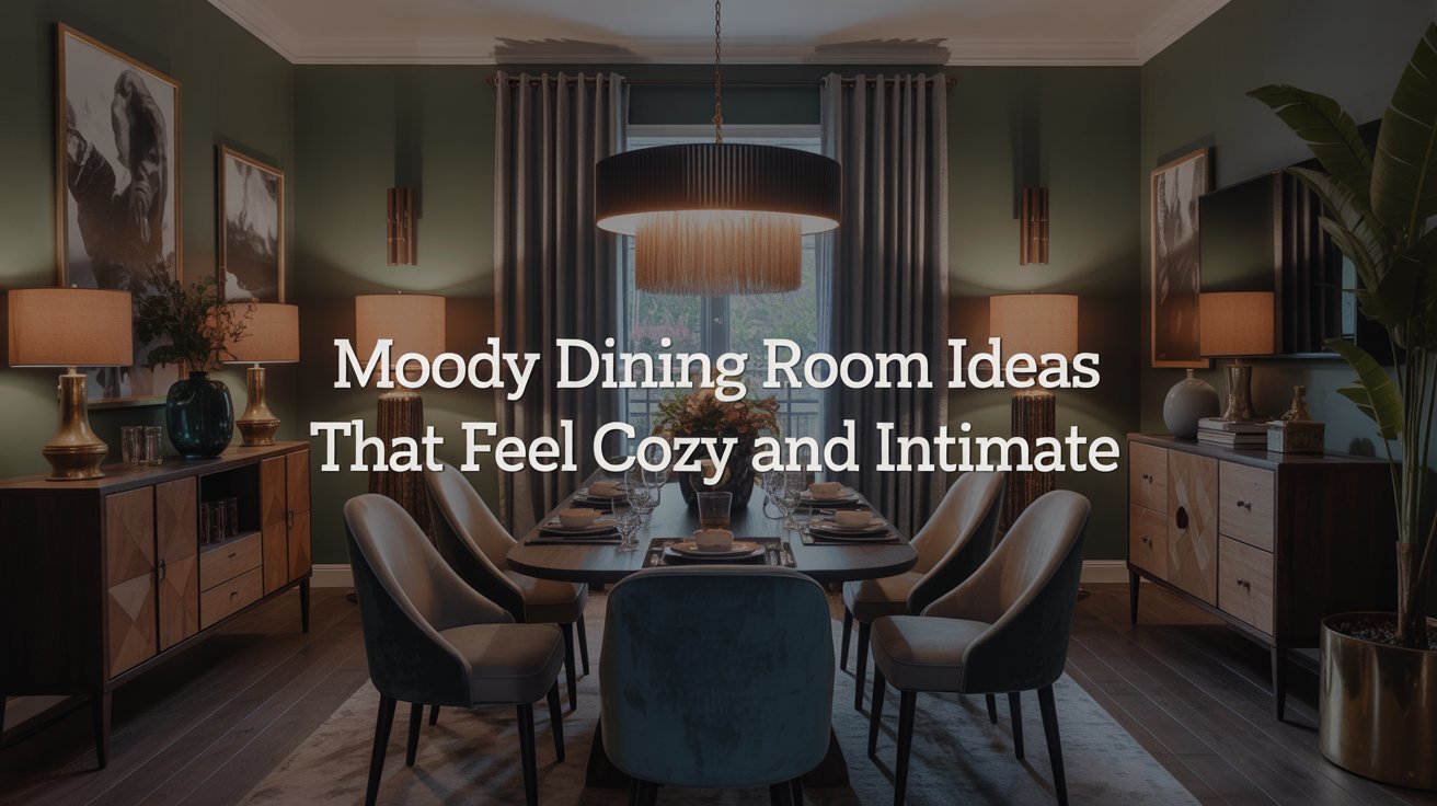 Moody Dining Room Ideas That Feel Cozy and Intimate