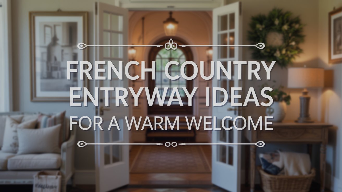 French Country Entryway Ideas for a Warm Welcome