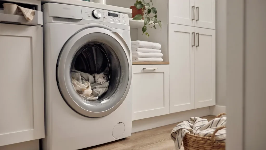 Washing blackout curtains on a gentle cycle with cold water.