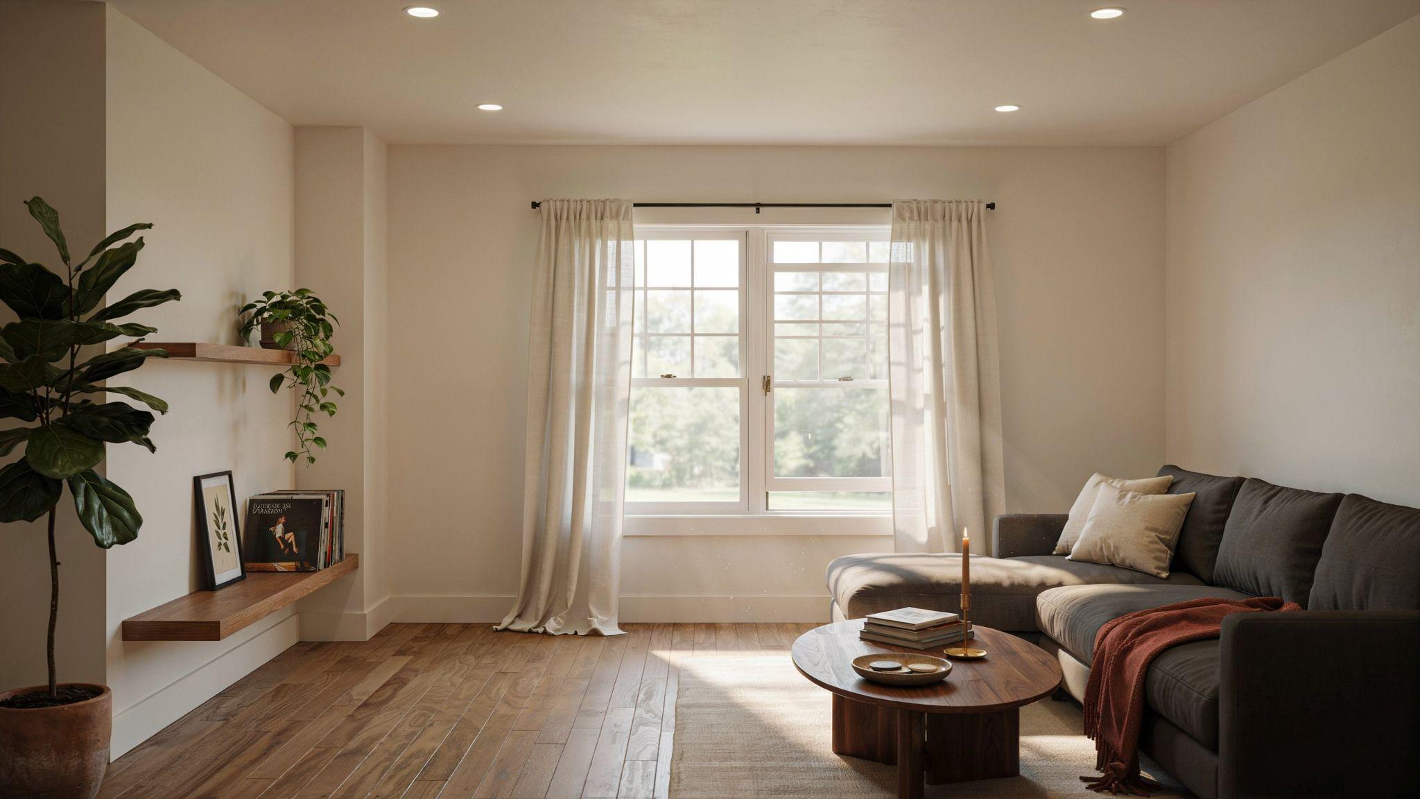 Double hung basement window allowing flexible airflow through both sashes.