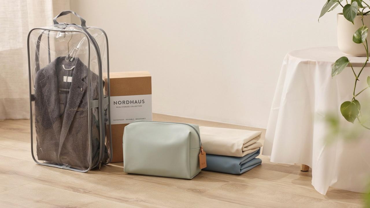Common everyday products made from PEVA material.