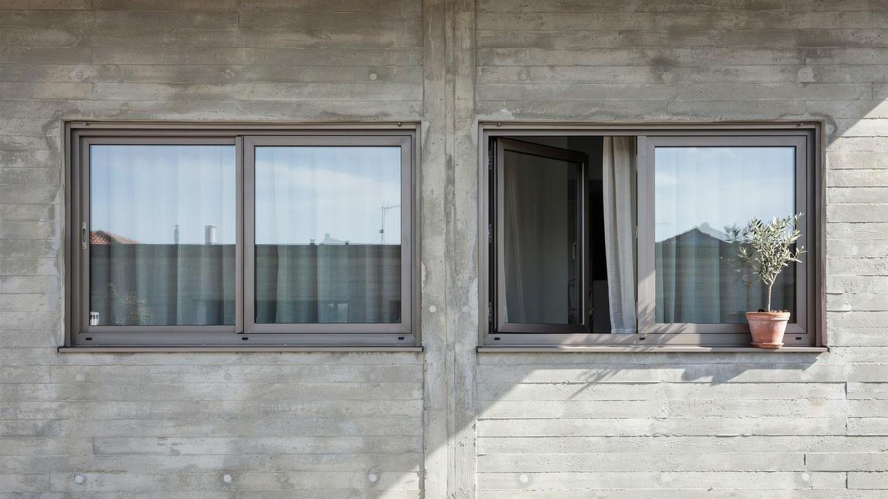 Sliding and casement window sash styles in a residential setting.